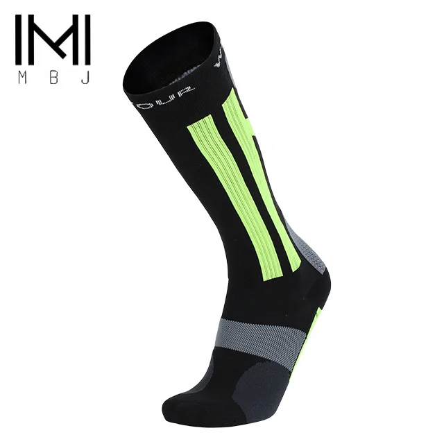 Fashion design compression socks for baseball men