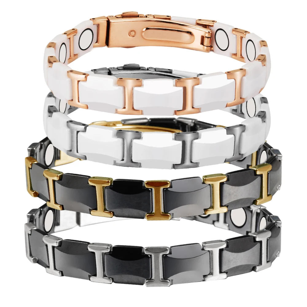 Магнитный мужской керамический браслет Energinox Польза для здоровья
