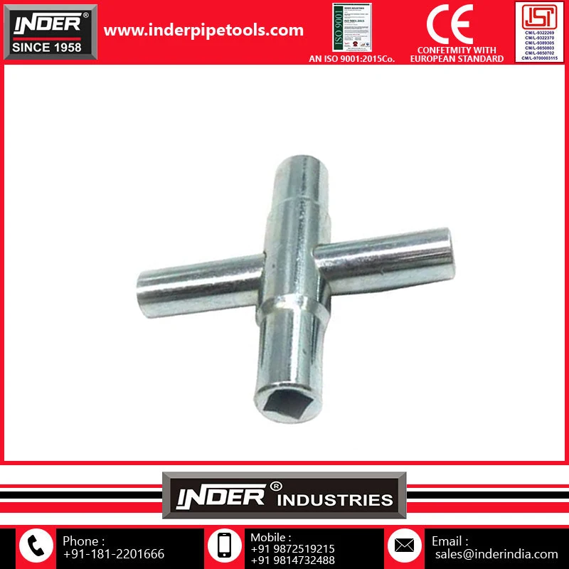 Высококачественный четырехсторонний водопроводный ключ многофункциональный промышленный OEM-класс Настраиваемый напрямую от индийского