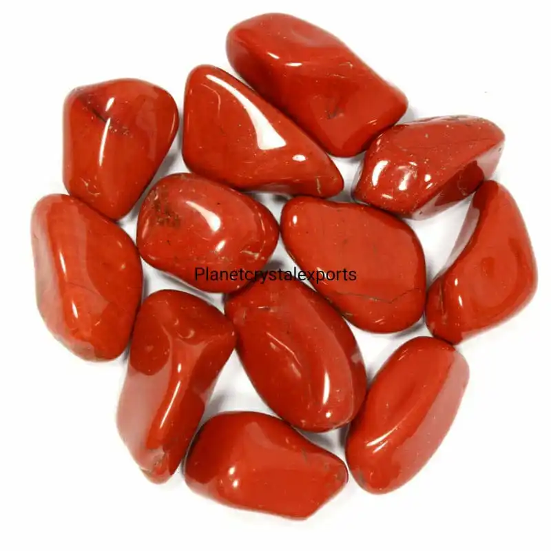 Wholesale Natural Red Jasper Crystal Tumble Polished Agate Gemstone for Feng Shui Home Decoration Love and Healing Theme