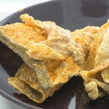 Закуска BASA рыбья кожа с соленым яйцом-MS. ELAINE + 84 375 431 541