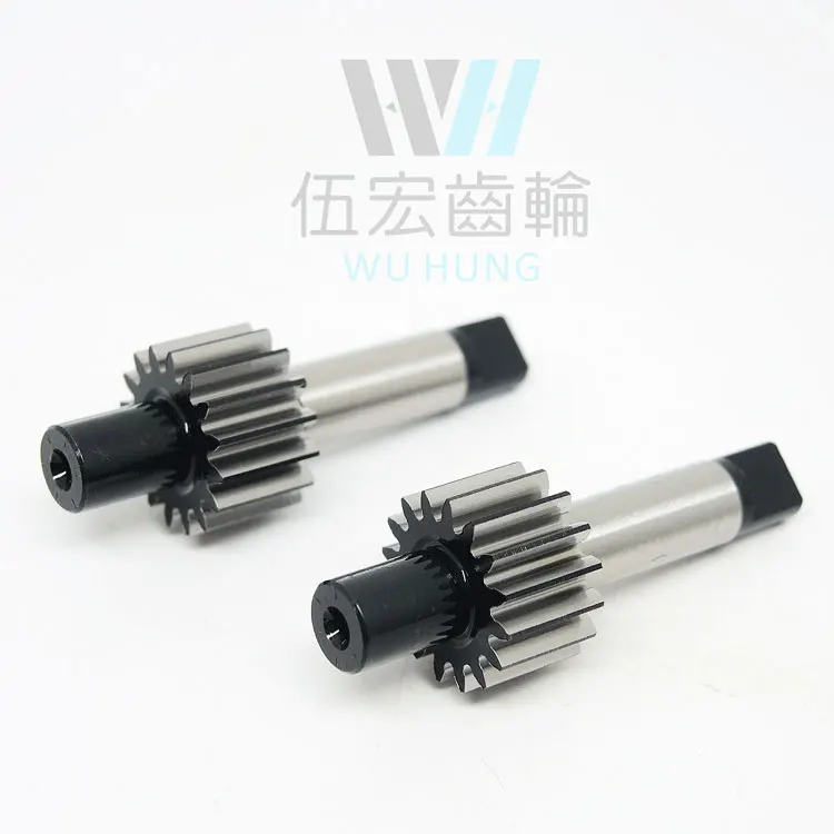 High Precision Steel Gear Shaft Pump Gear Shaft Hardened Spur Pinion Top Gear Supplier