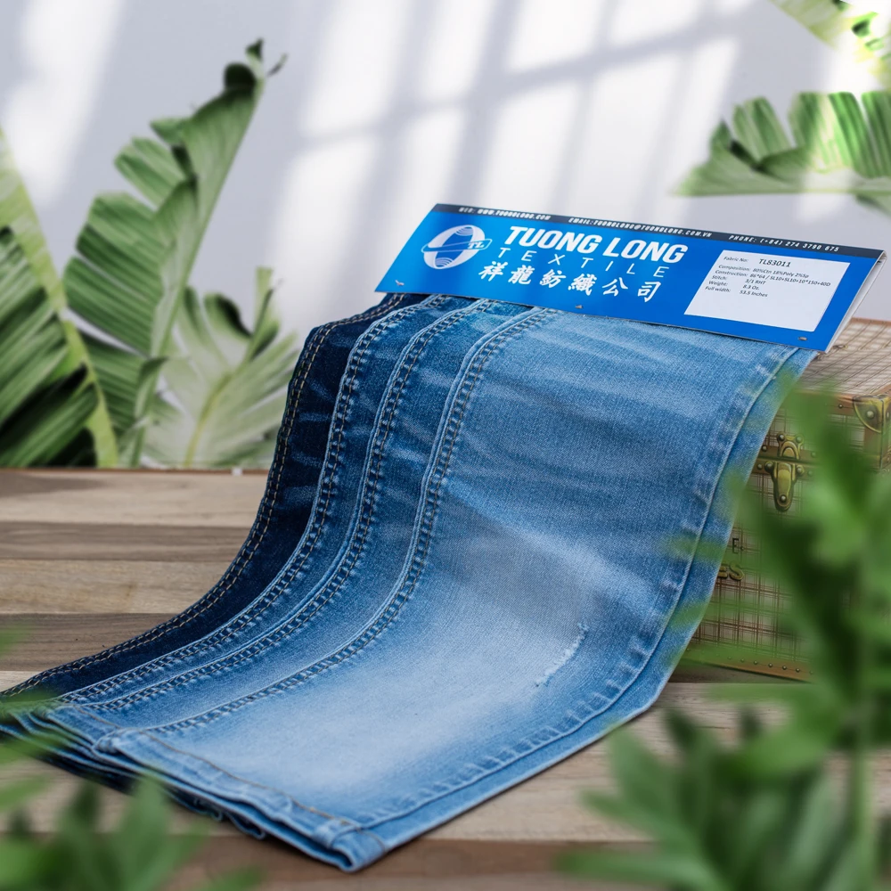 Хлопчатобумажная джинсовая ткань для оптовой продажи (TL83011) с высококачественной техникой и быстрым реагированием