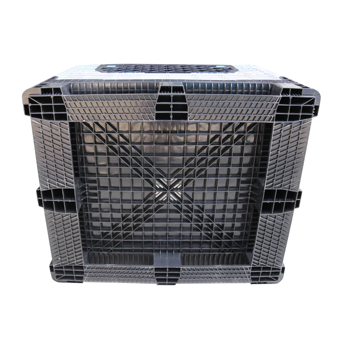 JOIN Heavy Duty Collapsible Pallet Boxes Plastic Totes Large Size Collapsible Container for Industry Transport Pallet Box