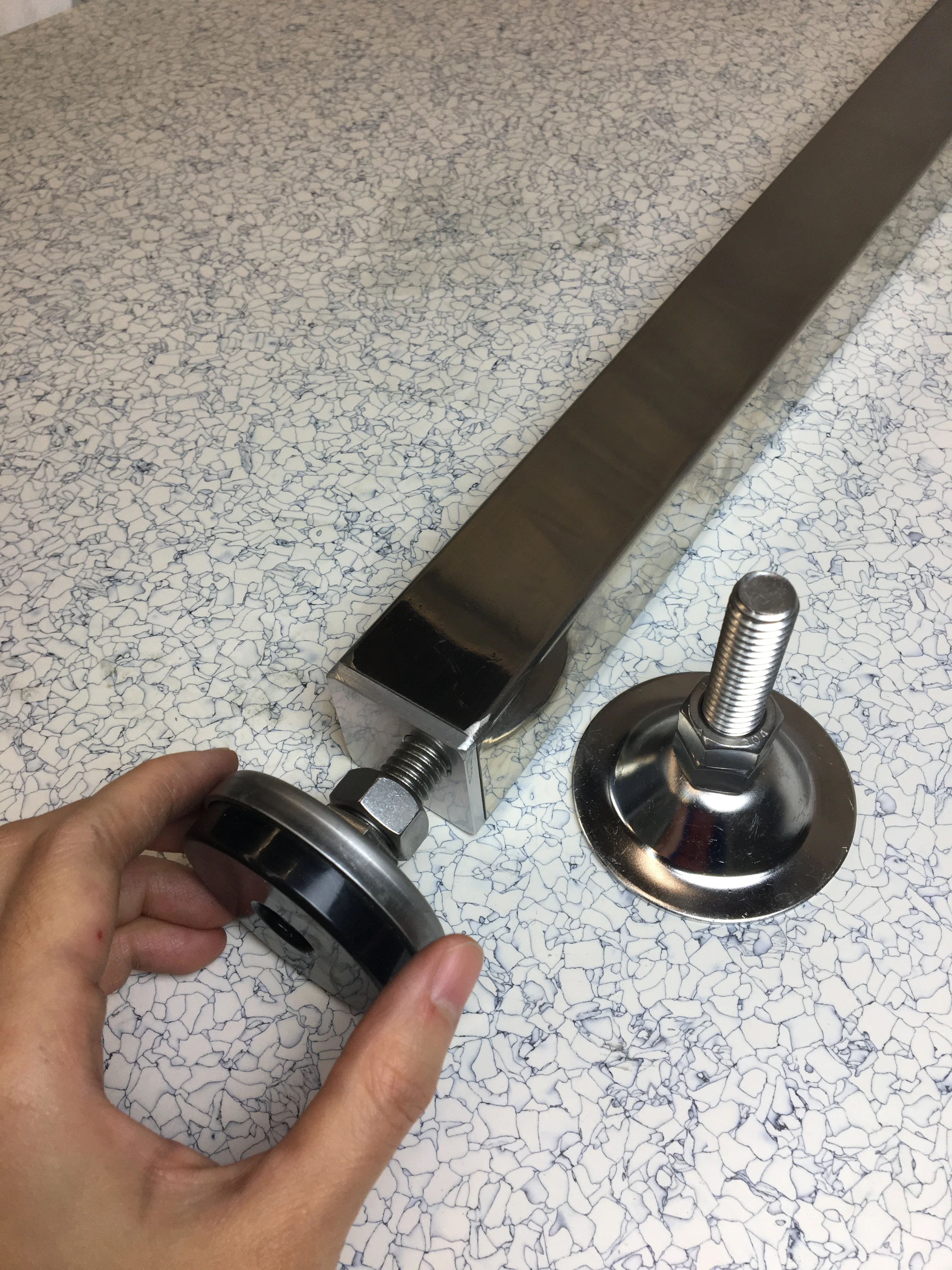 E-04 Anti-static stainless steel anti-slip adjustment foot