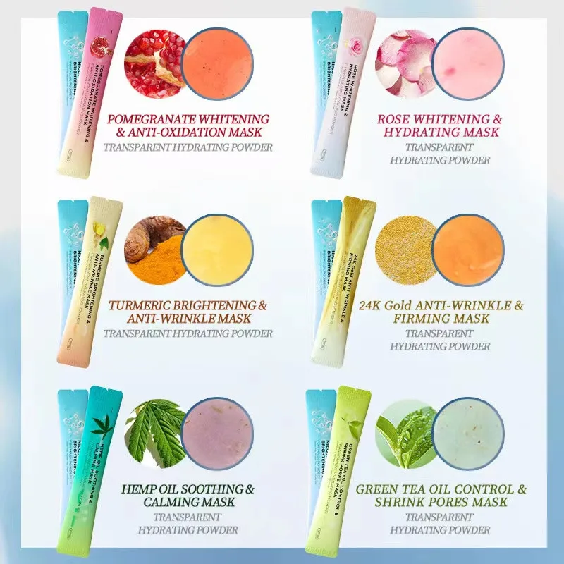 Hotsale Moisturizing Facial Care Organic Whitening Hyaluronic Acid Jelly Mask Gold Bio Collagen Facial Mask Wholesale
