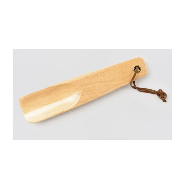 Modern Design Handmade Shoe Lifter Wooden Horn For Easy Wear Supplies Wooden Shoe Horn With Polished
