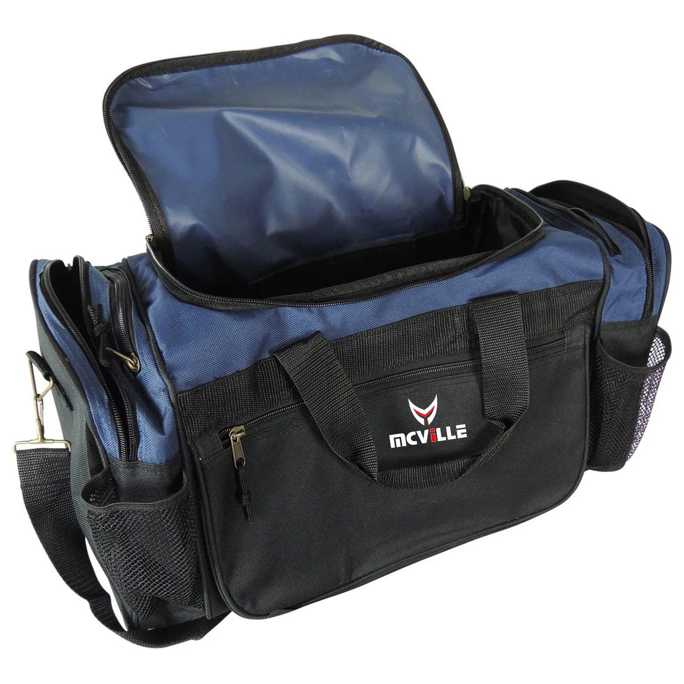 Custom Logo Printed Sports Duffel Bag Mesh and Valuables Pockets Travel Gym Extra Large Travel Luggage Sports Duffel Bags