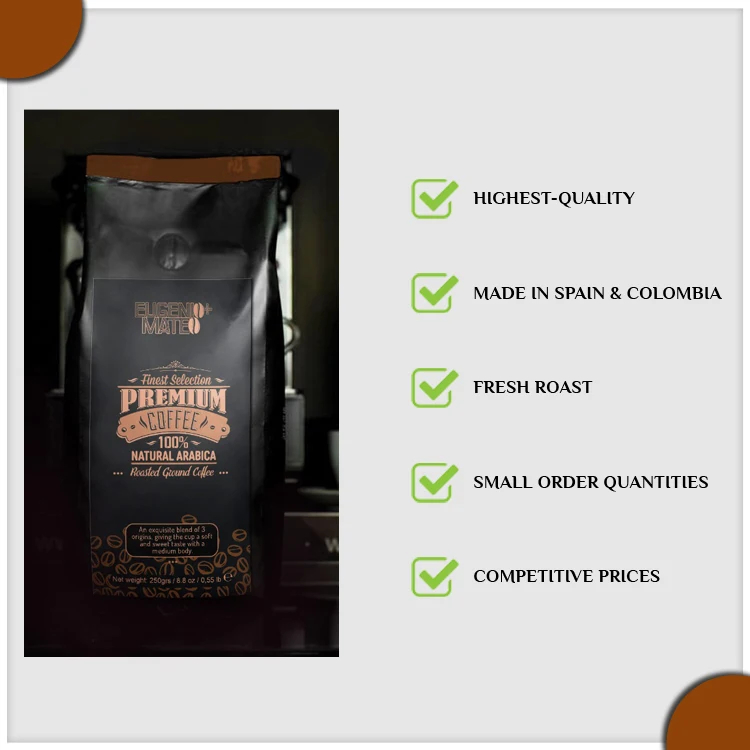 
Wide Selection Packing Private Label 250gm Natural Coffee Powder for Bulk Buyers 