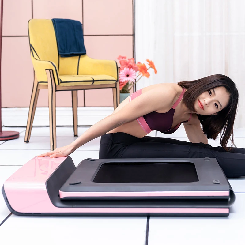 Домашняя умная плоская прогулочная машина высота 57 мм тихие складные 180 градусов Легкие беговые дорожки для упражнений под