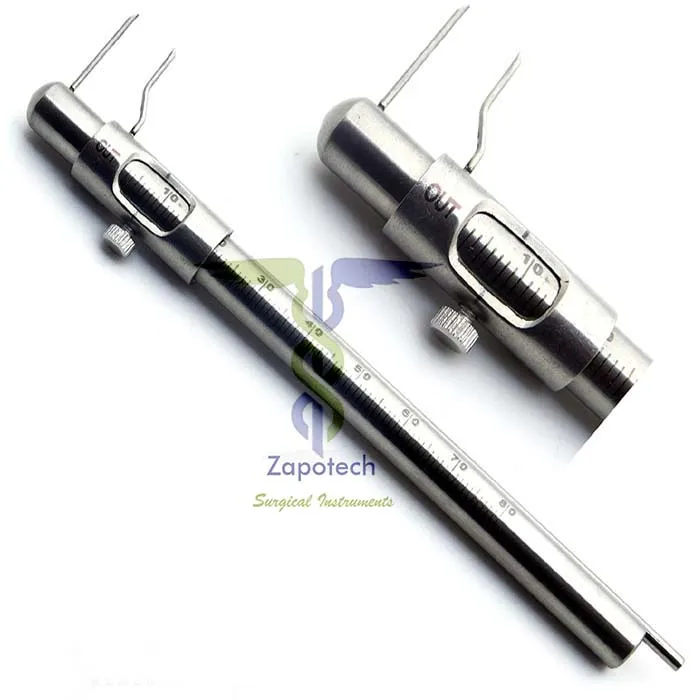 Dental Micro Boley Gauge Material Thickness Teeth Size Measuring Stainless Steel
