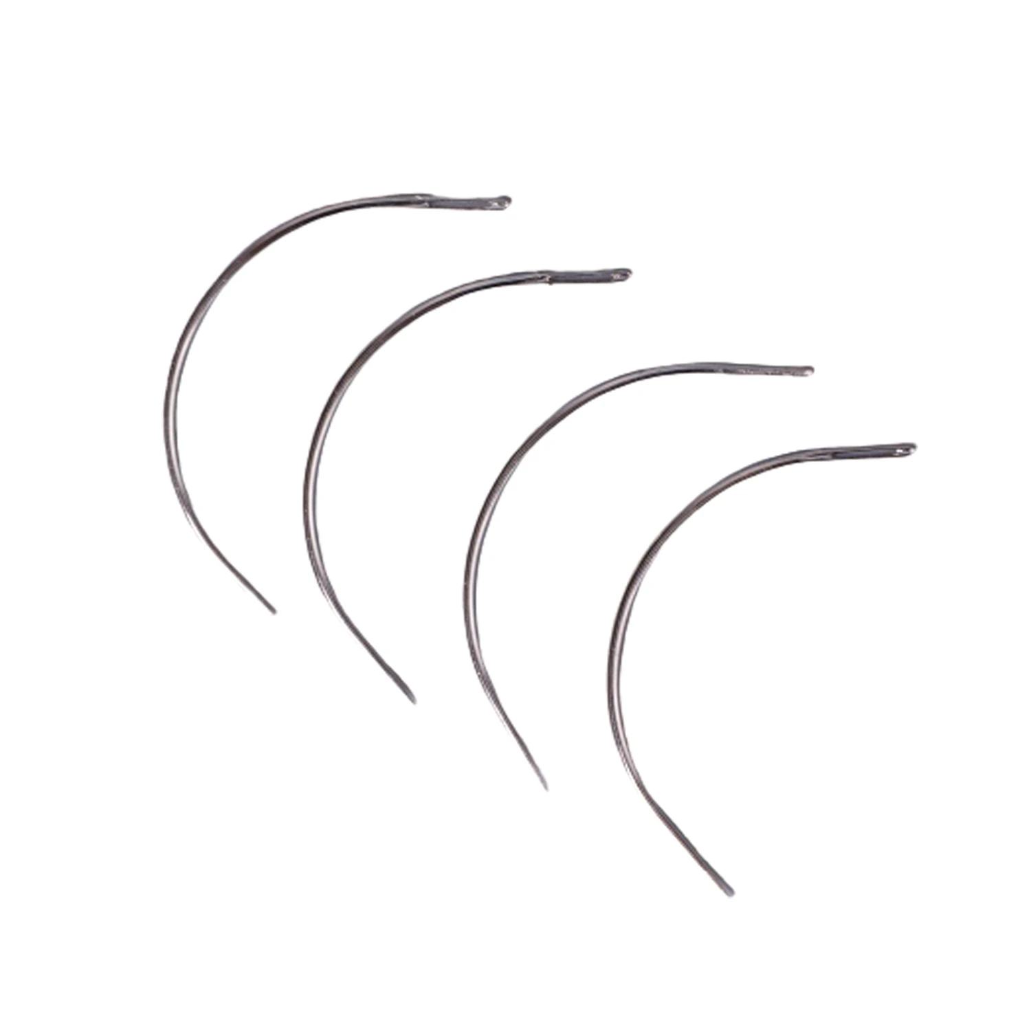 NEW C CURVE HAIR WEAVE WEFT EXTENSION NEEDLE THREAD TRACK SEWING WIG