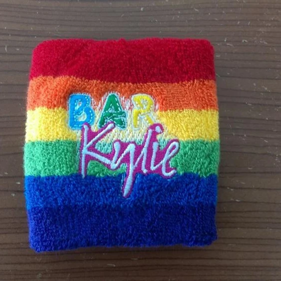 
 Радужный махровый браслет  