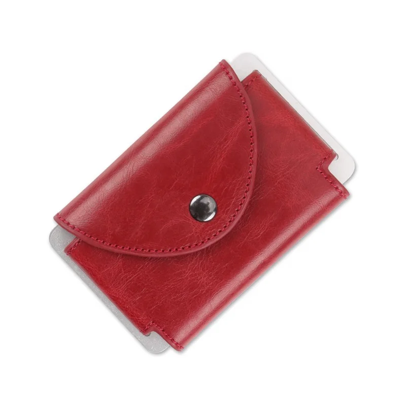 new arrival rfid men business credit card holder with money clip