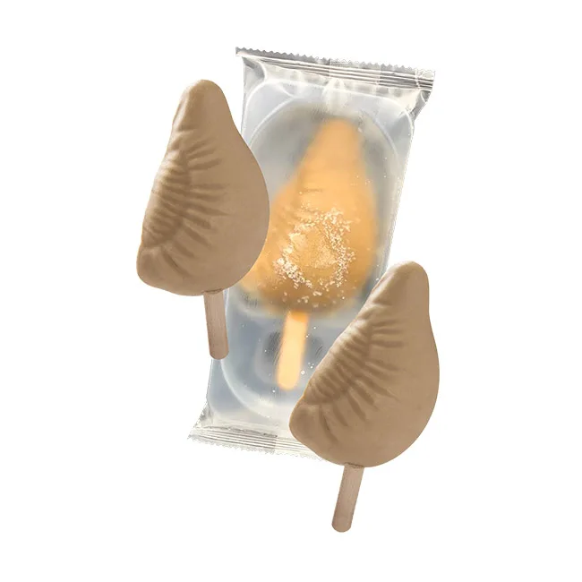 Top Grade Musang King Durian White Coffee Ice Cream Rich Durian Taste Smooth N Fruit Musang King Durian Ice Cream Stick Halal