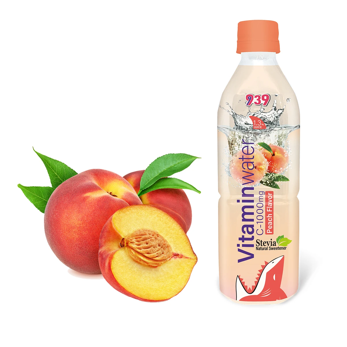 Витаминный напиток с водной этикеткой