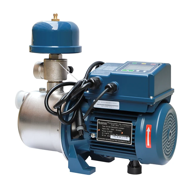 1HP/0.75KW B1100 constant pressure booster pump self-priming pump VFD controlled pump for home