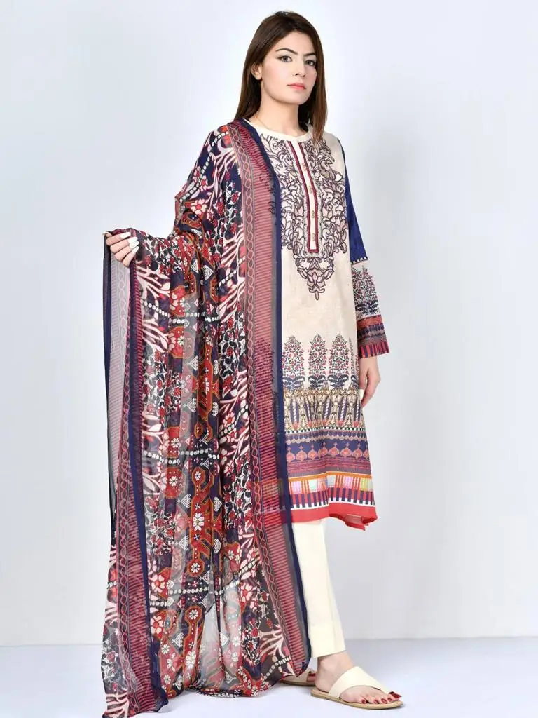  Модные дизайнерские пакистанские костюмы Indiani газон/Лен/хлопок с вышивкой из 3 частей доступны по оптовой цене