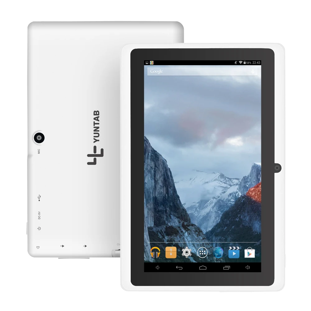 7-дюймовый планшетный ПК с системой андроида и 10 1 Гб оперативной памяти 16 встроенной передние задние камеры Quad-Core HD дисплей планшет Wi-Fi