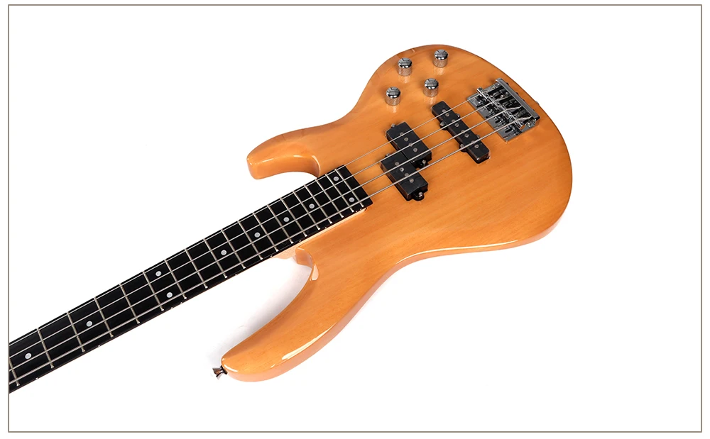 Smiger  4 strings bass guitar with manufacturer wholesale price natural wood electric bass guitar