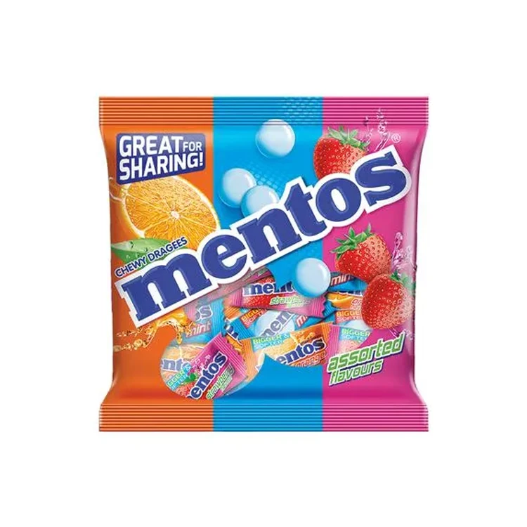 Multi-Colored Sweet and Delicious Taste Good Quality Hot Selling Fruity Flavor Mentos Fruit Candy Supplier