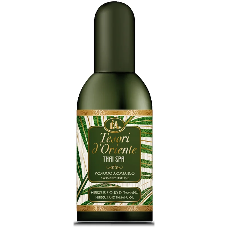 AROMATIC Perfume TESORI ORIENTE 100 ML THAI SPA Spray Woman Aluminum Bottle 480 Box Hibiscus and Tamanu Oil T.T - Paypal