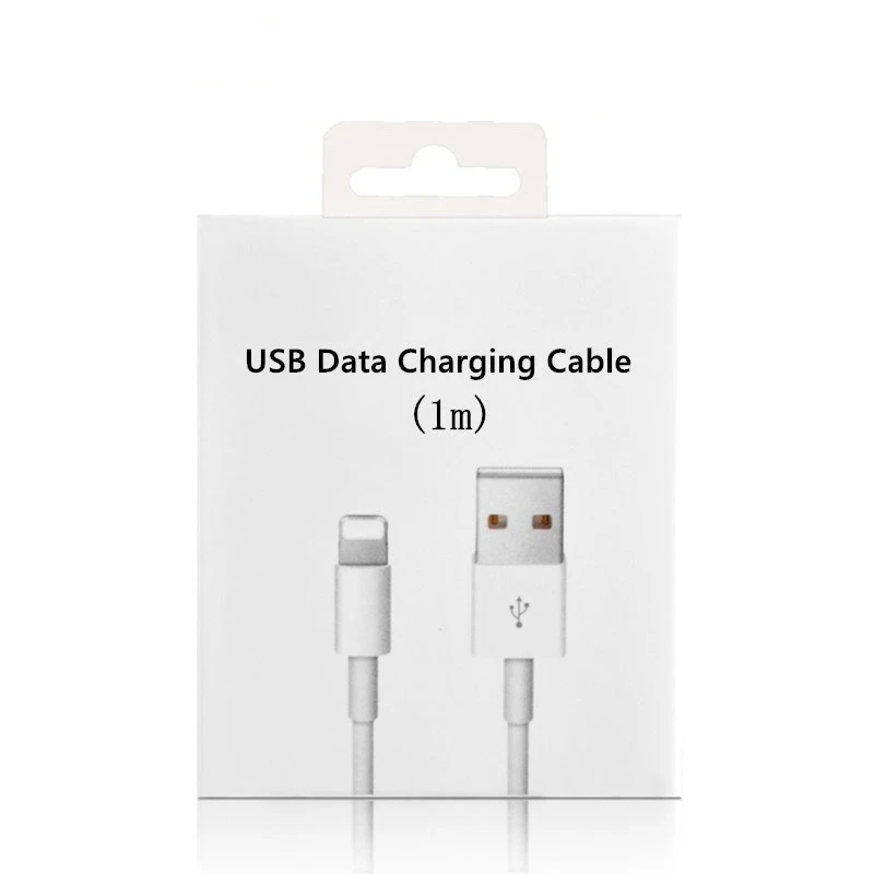 1m оригинал качественный usb-кабель для передачи данных зарядный кабель iPhone 6S 6 7 8 плюс размер 11 Pro XS Max X XR SE 5S 5C 5 зарядного устройства