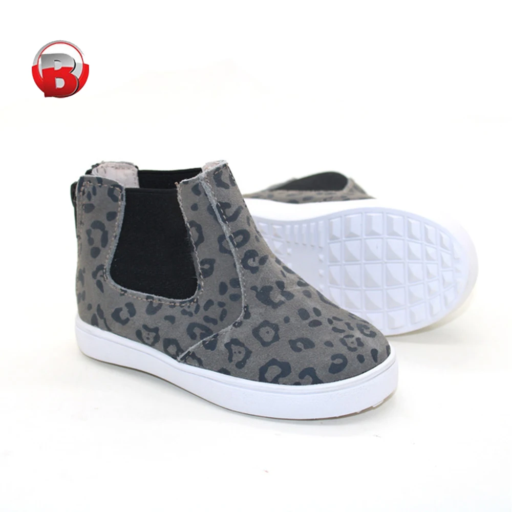 Высококачественные детские черные кожаные ботинки детская зимняя обувь Классические челси с дырками