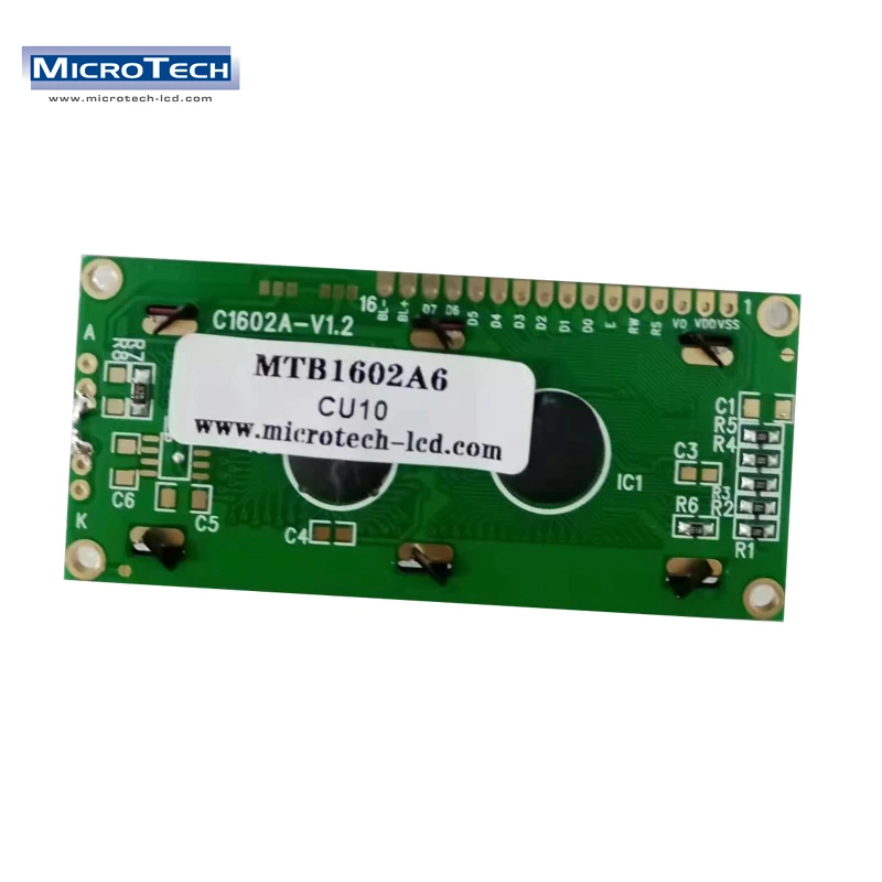 Матричный модуль 1602 Интерфейс MPU COB FSTN/STN монохромный ЖК-модуль с символами