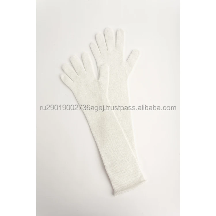 Good quality knit gloves for autumn/winter the original Orenburg goat down knitting manufacturer prices woolen gloves