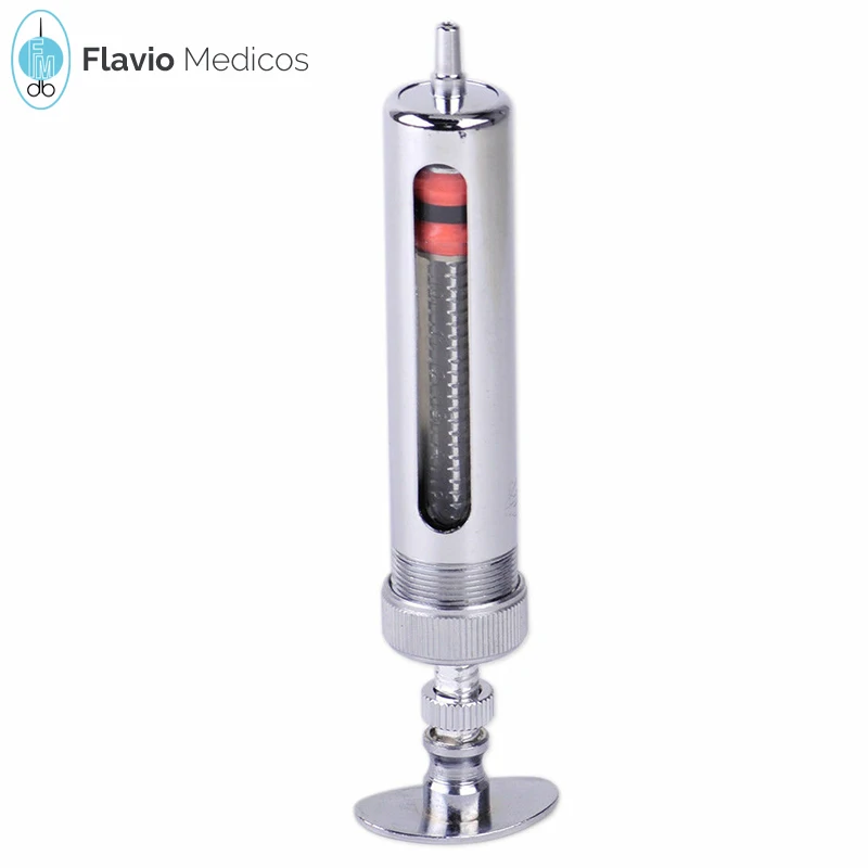 Veterinary Syringe Injection Glass Sampler Livestock Stainless Steel Instruments