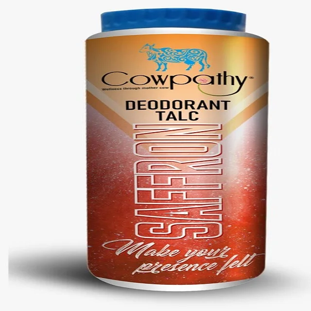 Cosmetics beauty brand your own natural safrron skin perfumed talcum powder