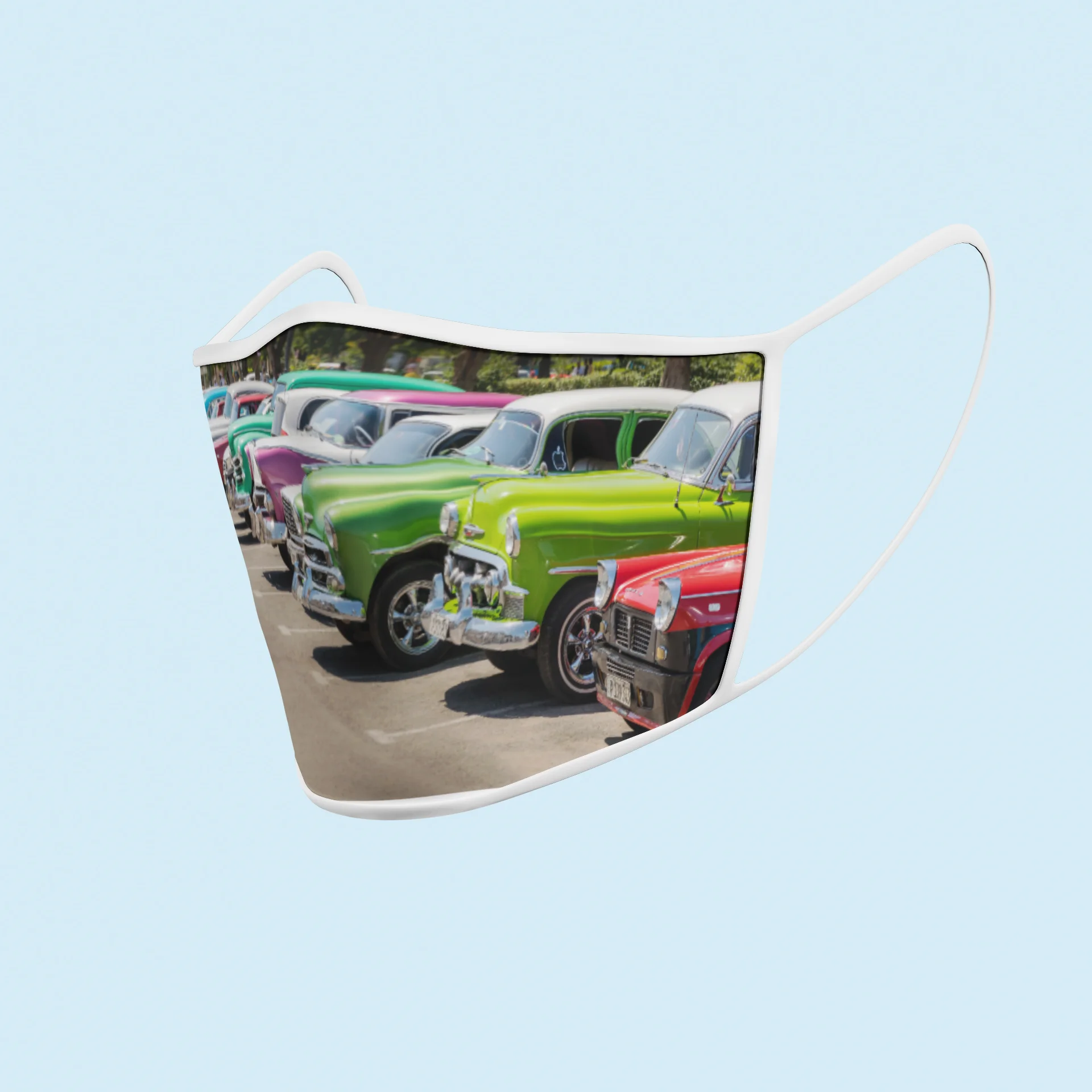 
Old Cars Cotton Face covering 