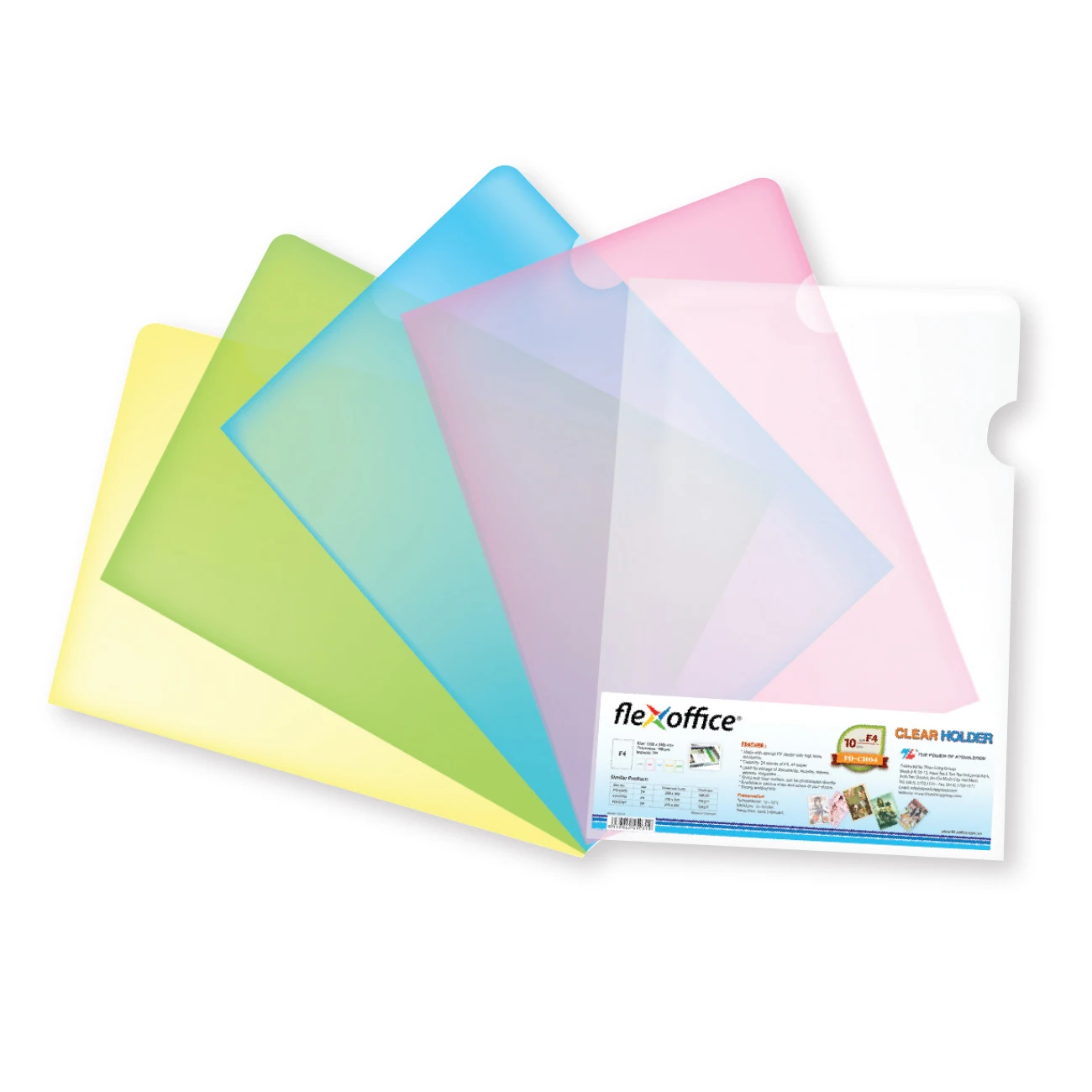 Custom Colors Available Various Sizes Shiny Clear Surface Document Holder Clear Holder