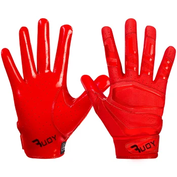 
Заводская цена, американские футбольные перчатки, полностью изготовленные на заказ, сублимированные спортивные перчатки для футбола 