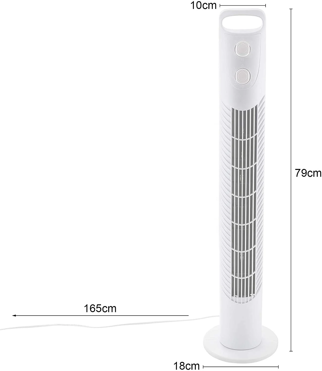Topson Indoor Electric Living Room Bedroom Sleep Mode Oscillating Ventilateur Colonne Quite Tower Fan with Remote Control