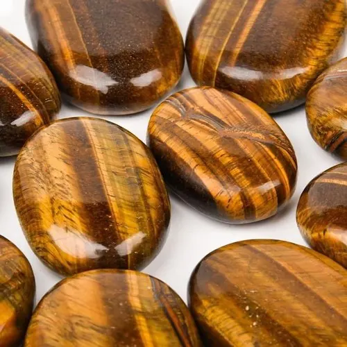 Натуральный агатовый тигровый глаз пальмовый камень оптовая продажа ручной работы драгоценный мыльные камни купить онлайн от Amayra кристаллы экспорт Индия