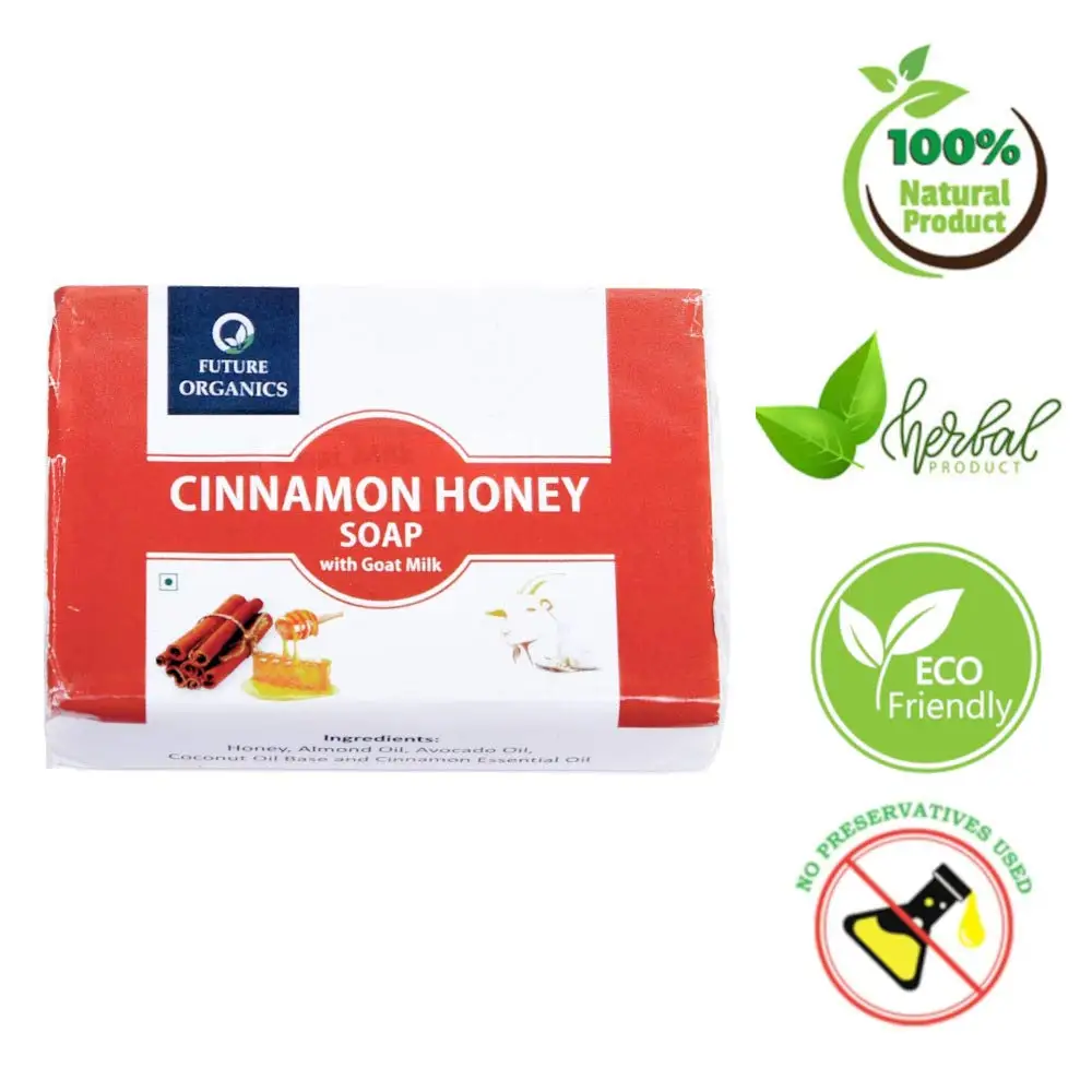 Wholesale Factory Price 100% Pure Cinnamon Honey with Goat milk Bathing Soap With Goodness of Herbal Ingredients