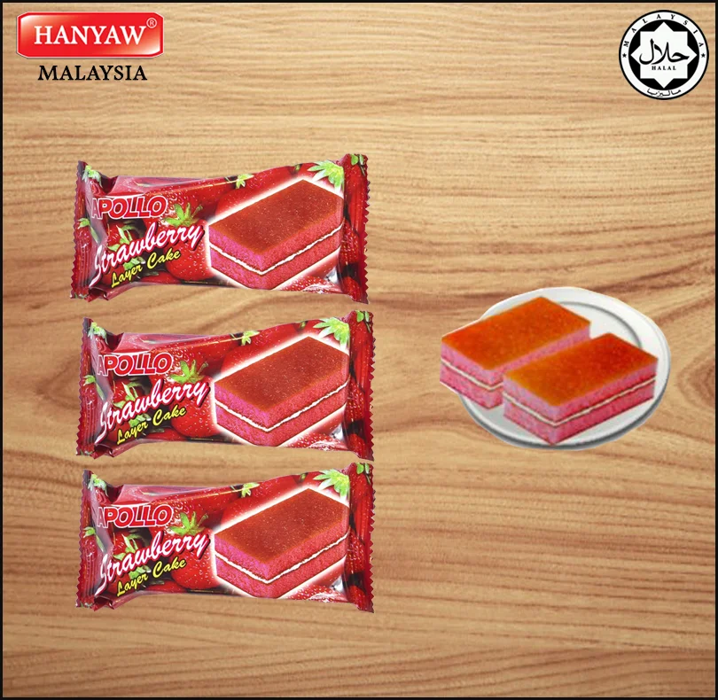 [Малайзия] Быстрая доставка + Halal Сертифицированный слой клубники Apollo 3060 (18 г x 24 шт. 12 коробок/картонная