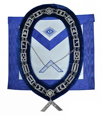 Масонский фартук мастера Masonic Regalia Craft, воротник офицера и перчатка