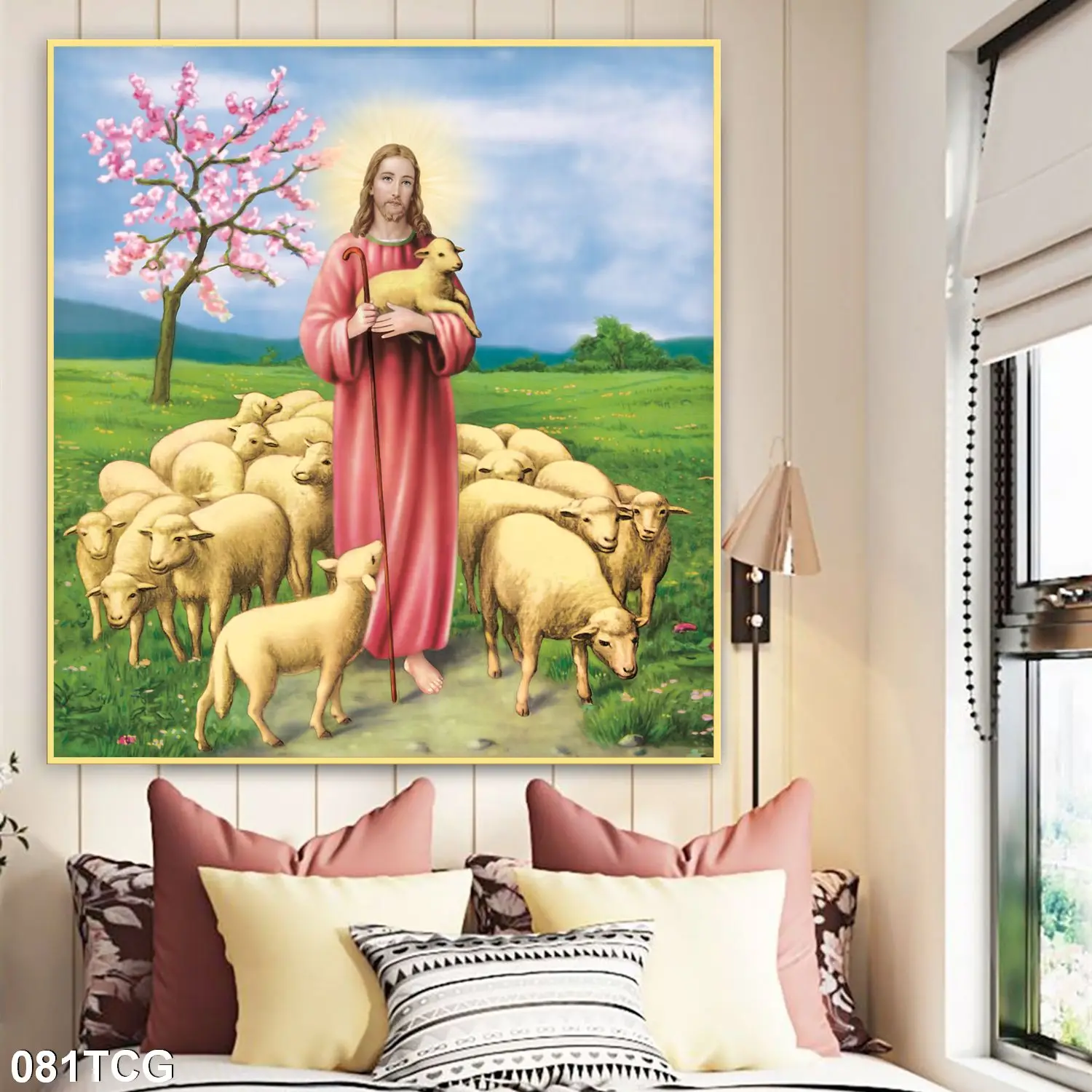 Современная католическая Картина на холсте Настенная картина с изображением Иисуса печать по запросу сделано во Вьетнаме