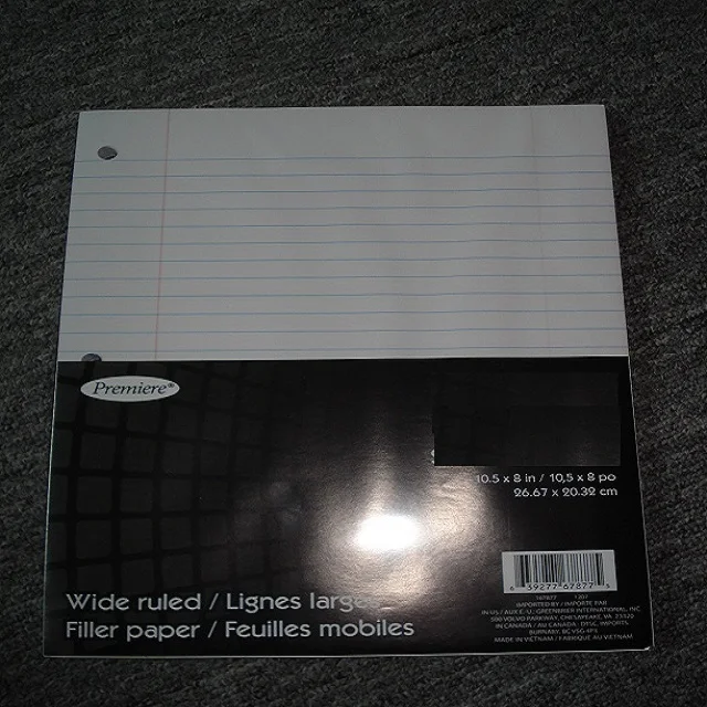 
Filler Paper 100 Loose Sheets Available for Low Price 