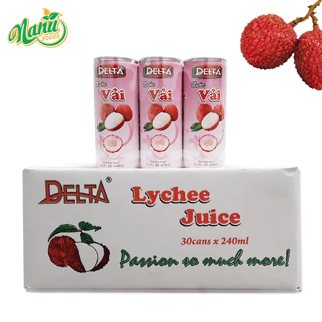  Tropical Lychee Juice Can Packing From
