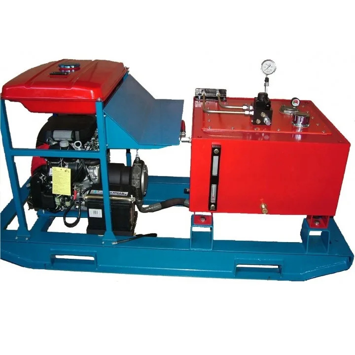 
Hydraulic Pump Station With Gasoline Drive Manual Valve And Solenoid Valve Water Pump 