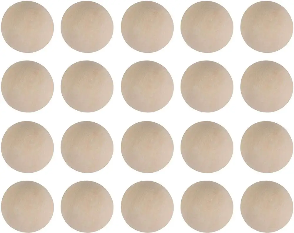 DIY Natural Wood Ball Round Spacer Wood Beads Eco-Friendly  Wooden Balls
