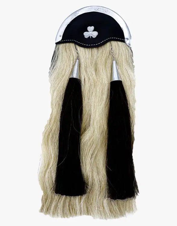  Черные лошадиные волосы Sporran с Plan Cantle