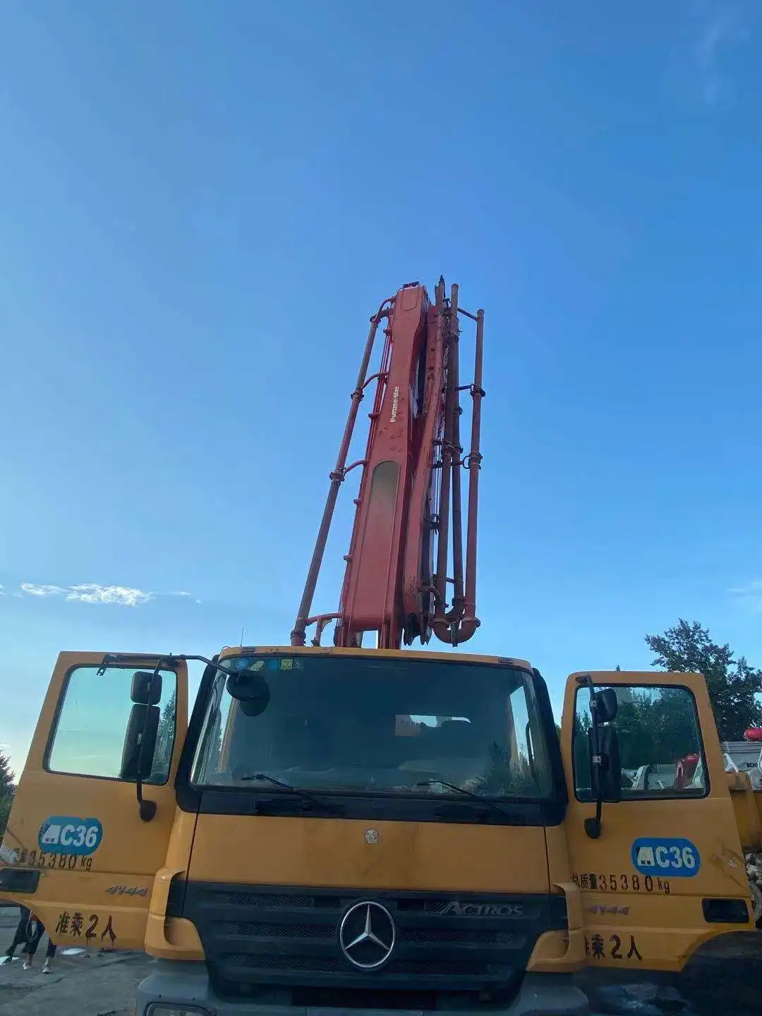 Putzmeister 46m concrete pumpA4vg125 + a4vg125 double oil pump Master cylinder 80 / 140-2100 high pressure 2007