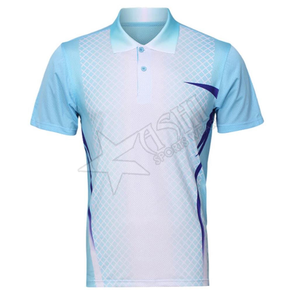 OEM service polyester breathable printing sublimation custom tennis wear