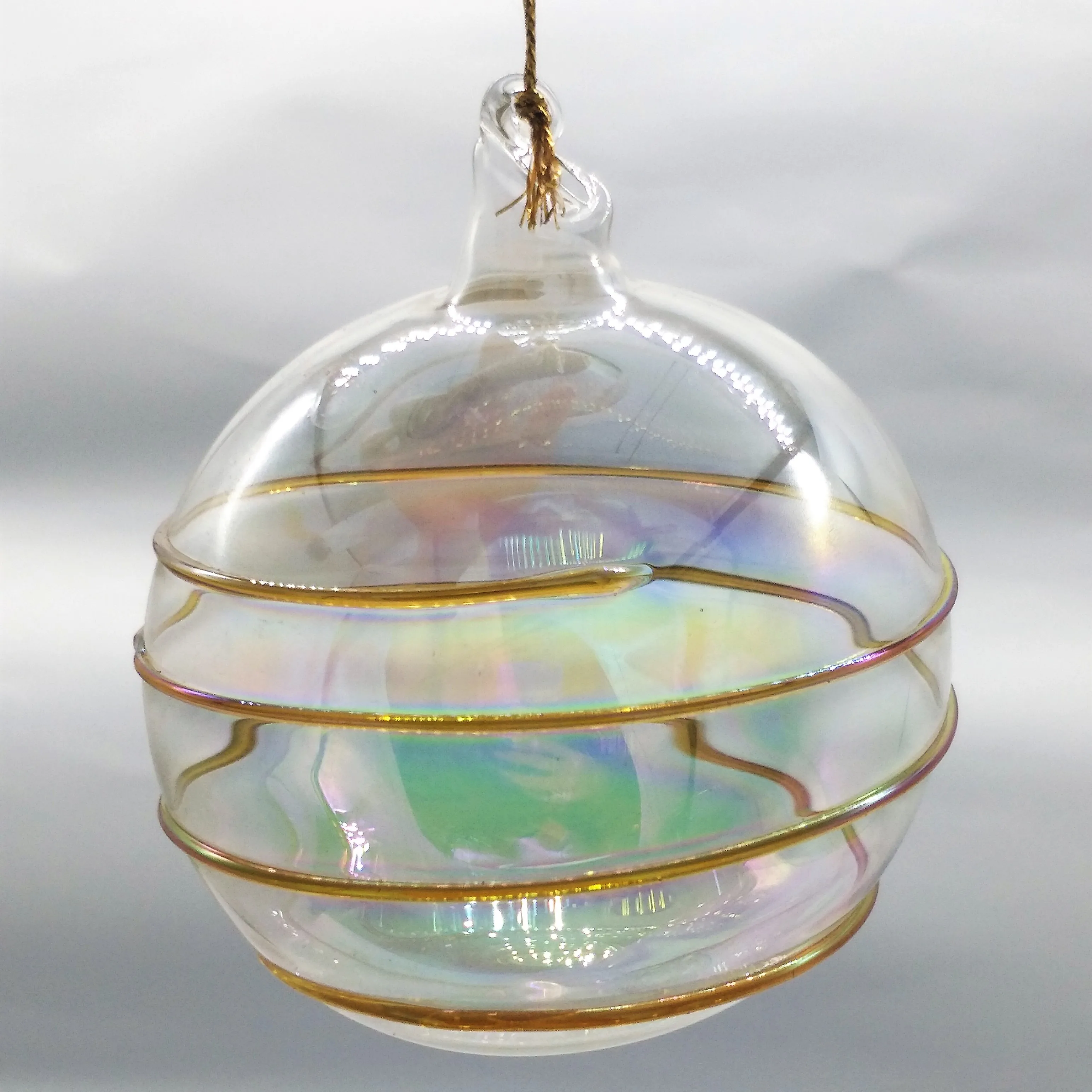 High Quality Christmas Tree Decoration Colorful Round Ornament Glass Ball