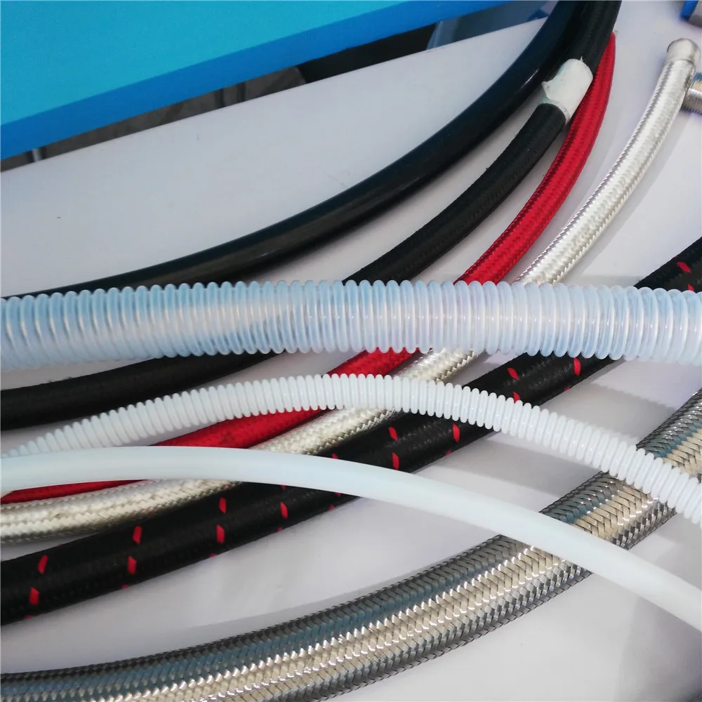 С оплеткой из нержавеющей стали запутанные т eflon шланг ptfe